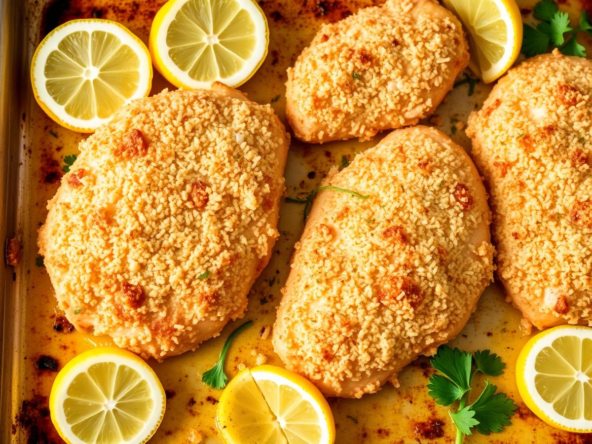Baked parmesan chicken
